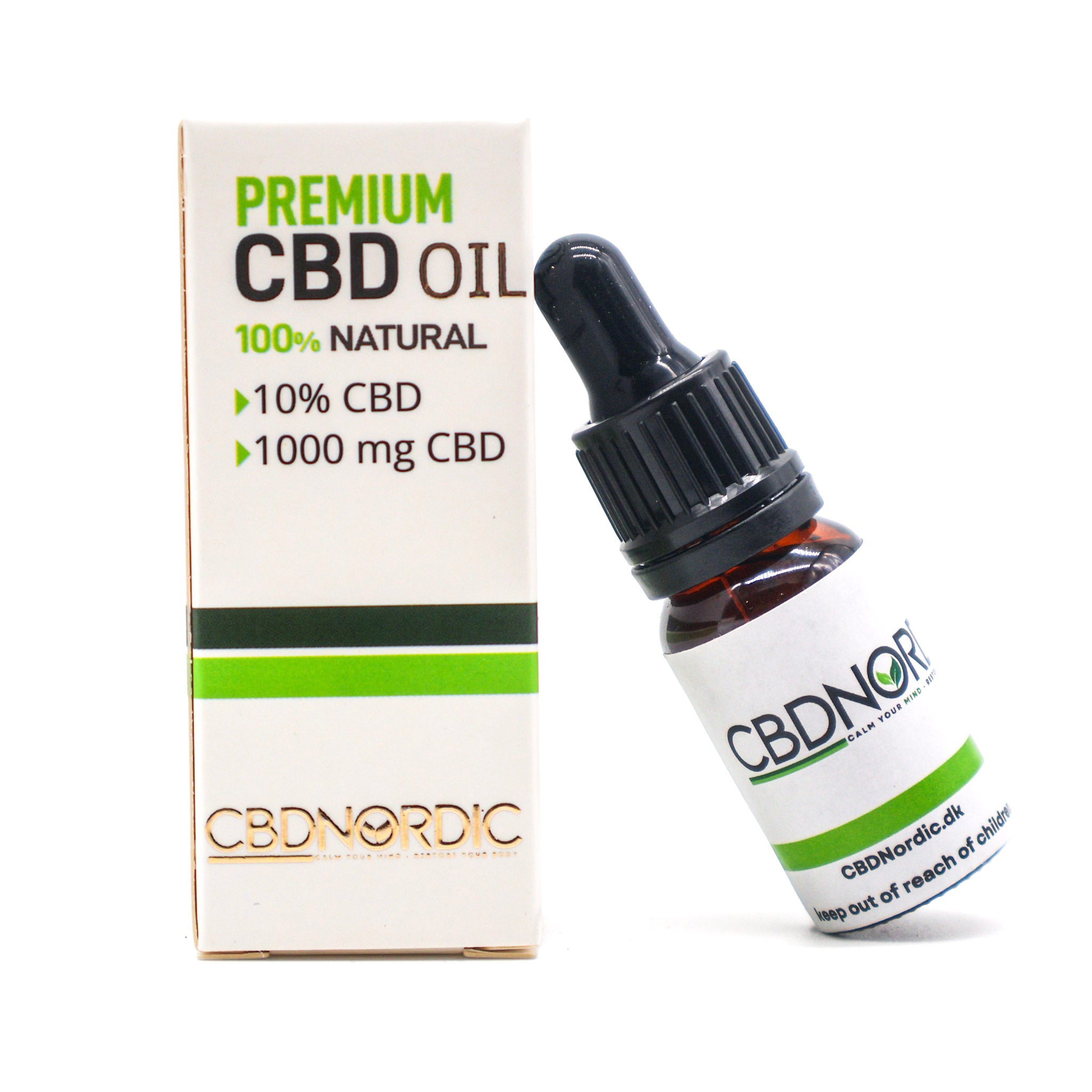 Full spectrum CBD olie 10% - Prøve pakke