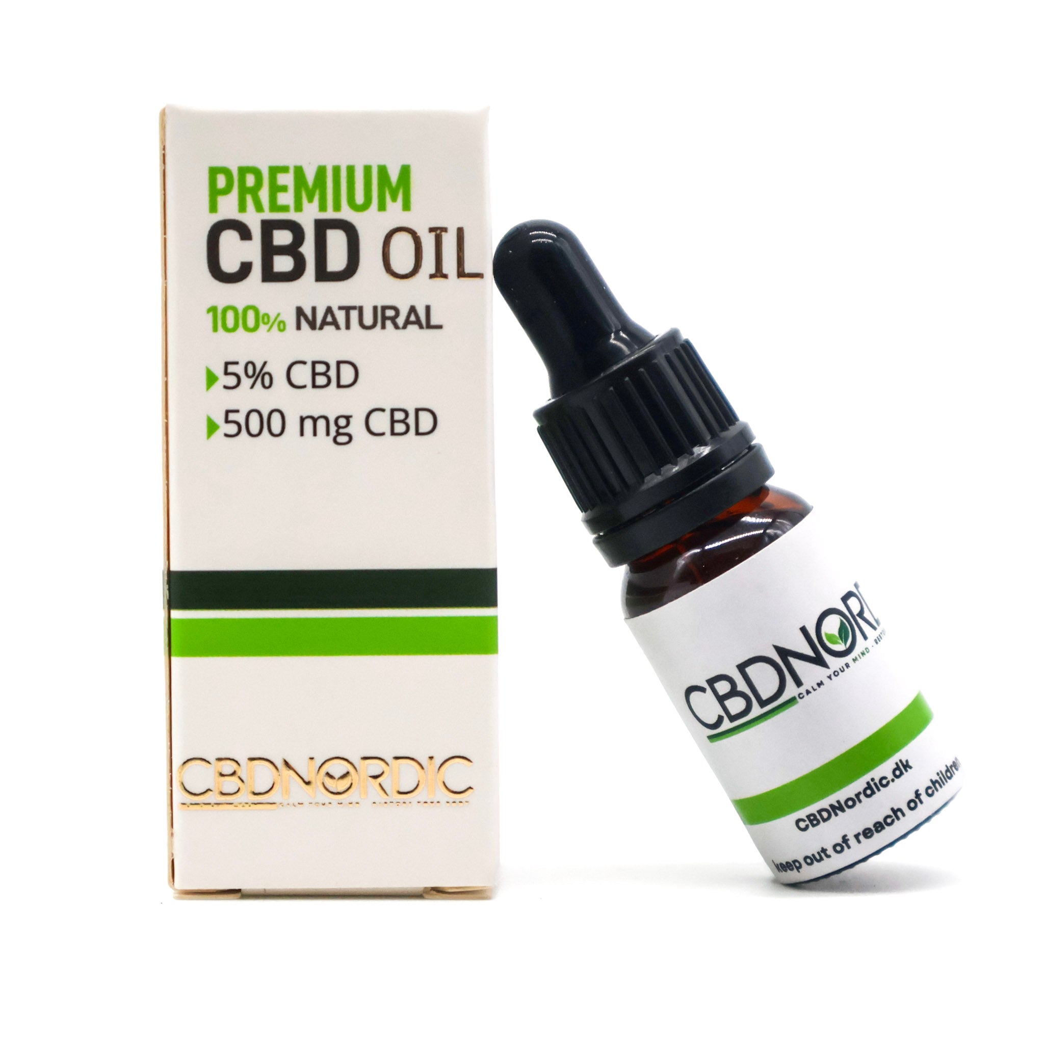 Full spectrum CBD olie 5% - Prøve pakke