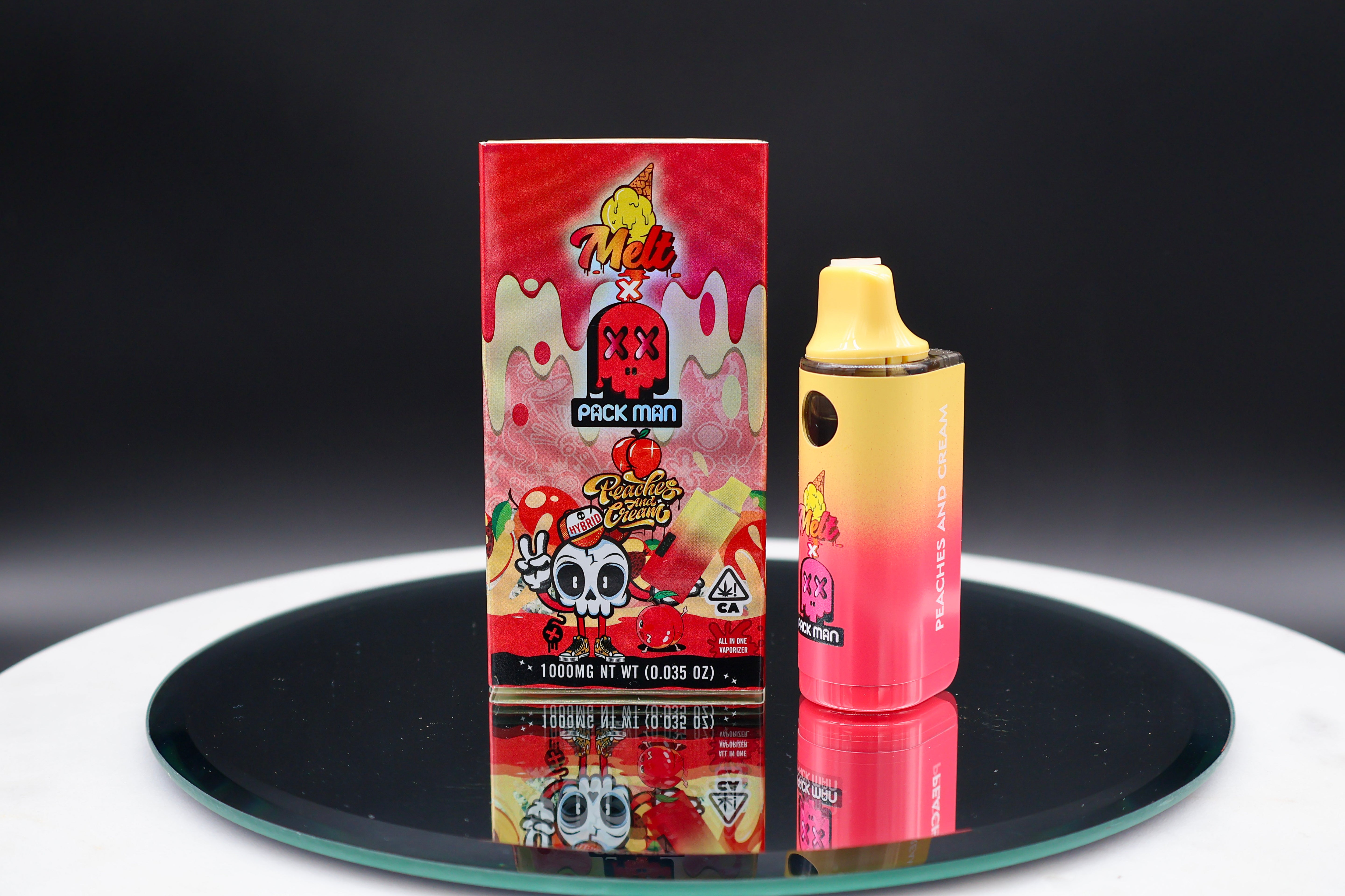 Pack Man THC-JD Hybrid - Peaches and Cream