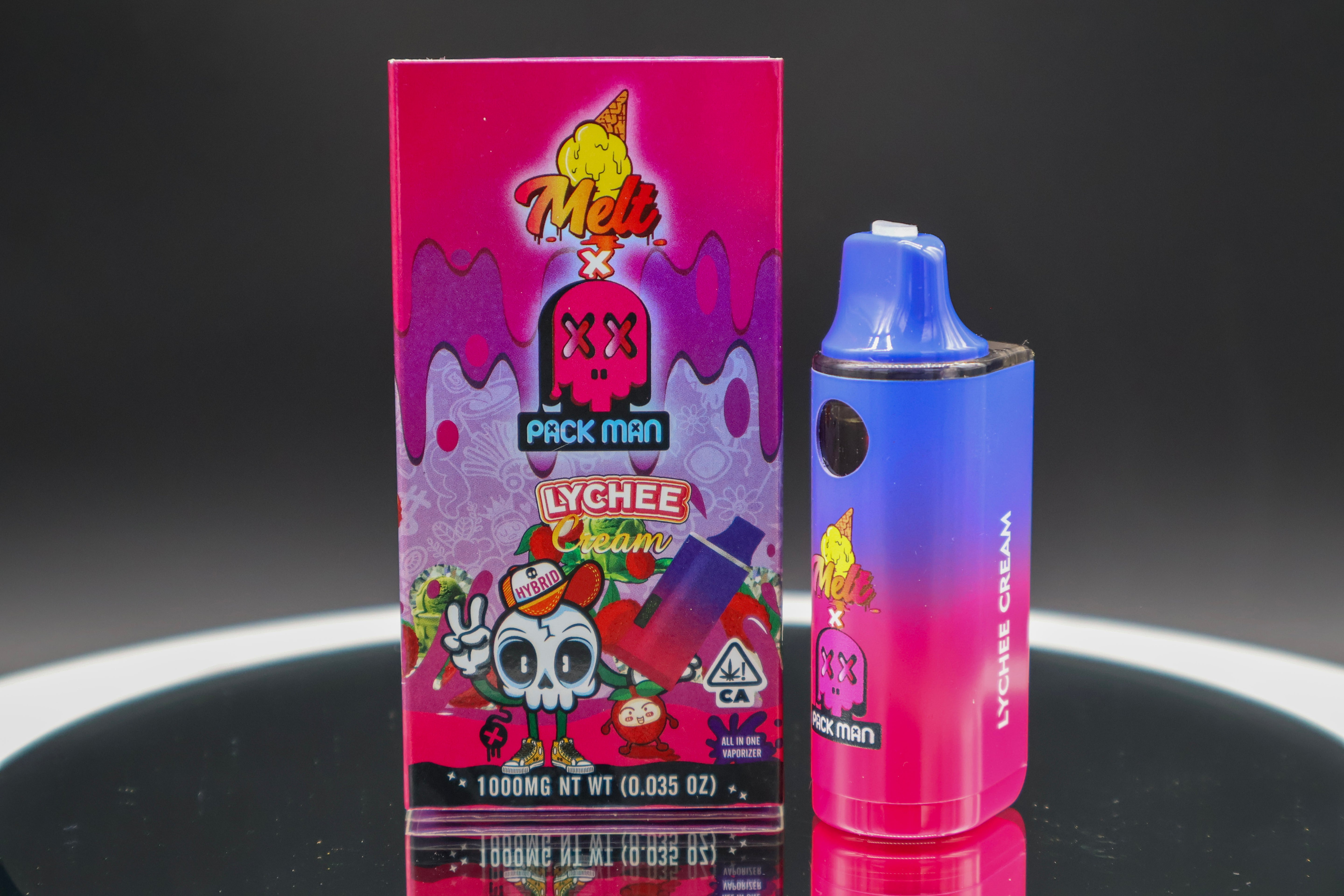 Pack Man THC-JD Hybrid - Lychee Cream