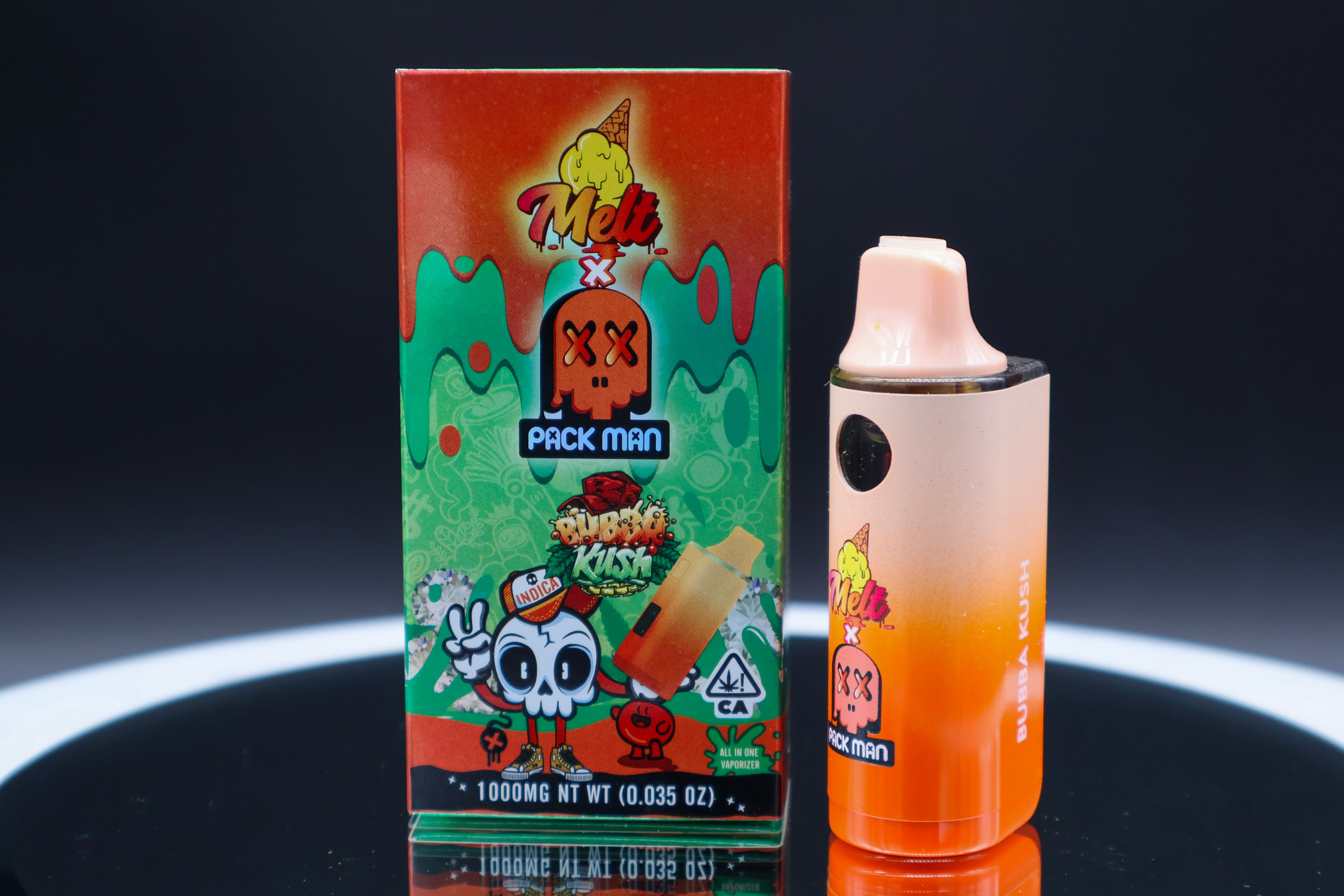 Pack Man THC-JD Indica - Bubba Kush