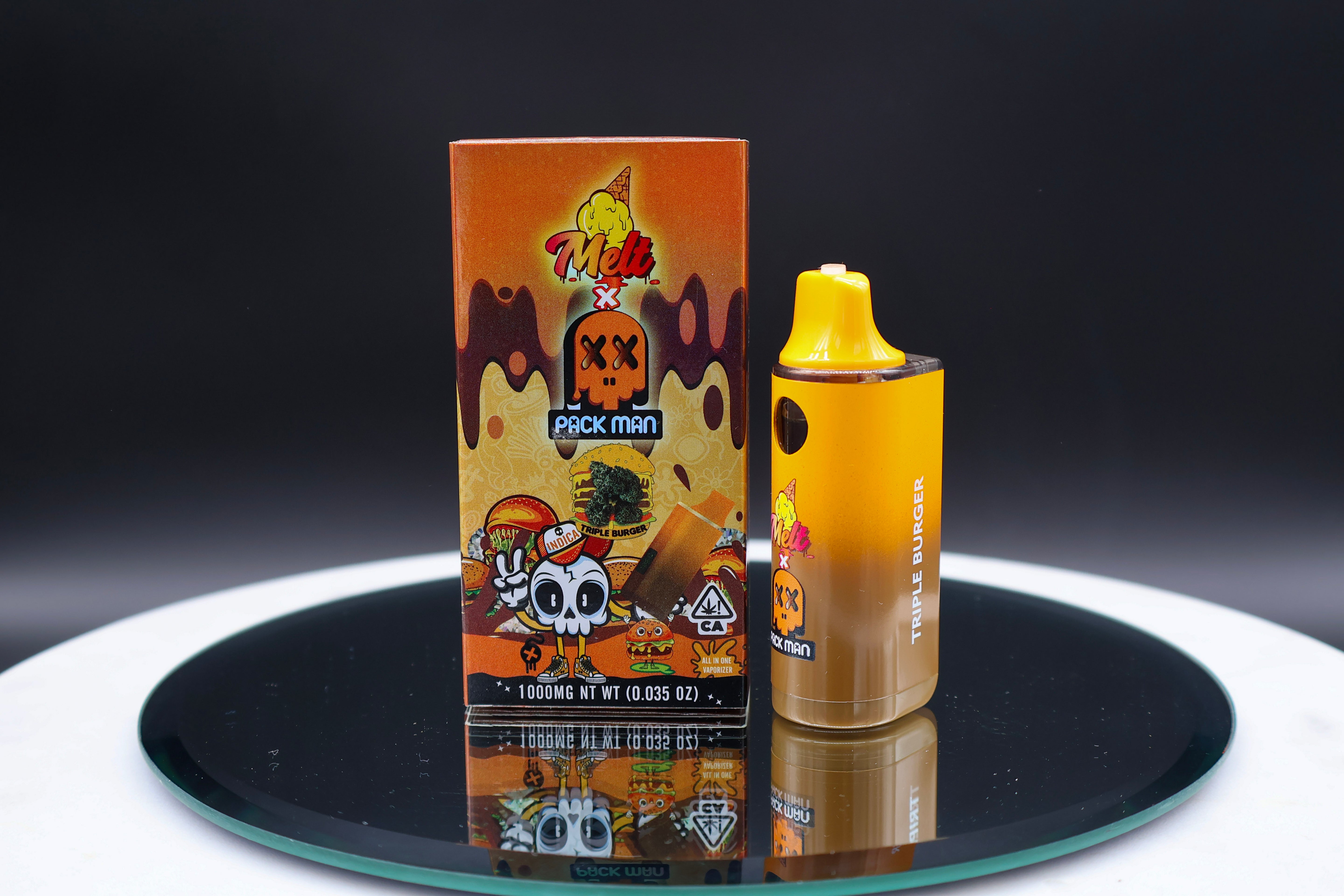 Pack Man THC-JD Indica - Triple Burger