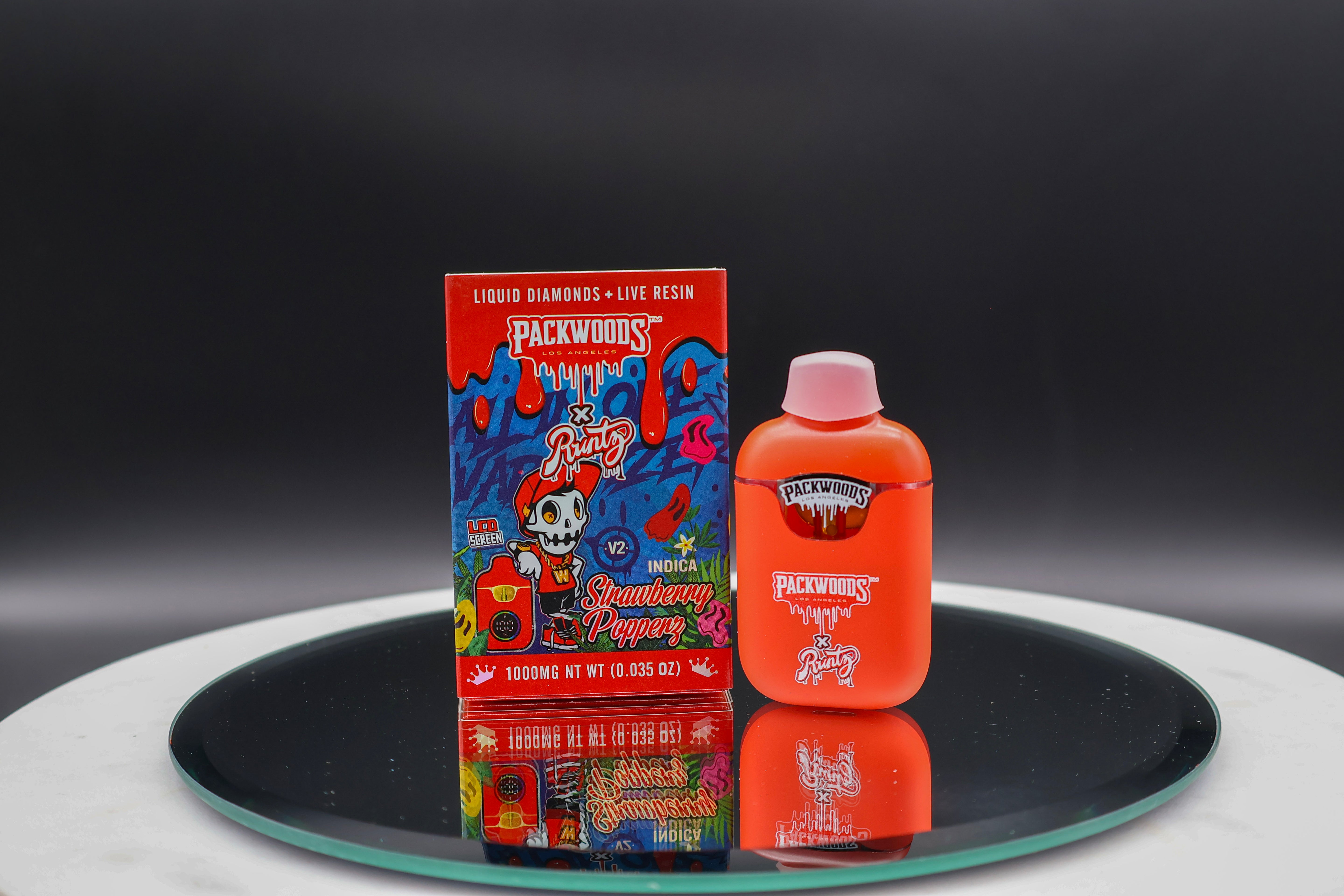 PackWoods THC-JD Indica - Strawberry Poppers