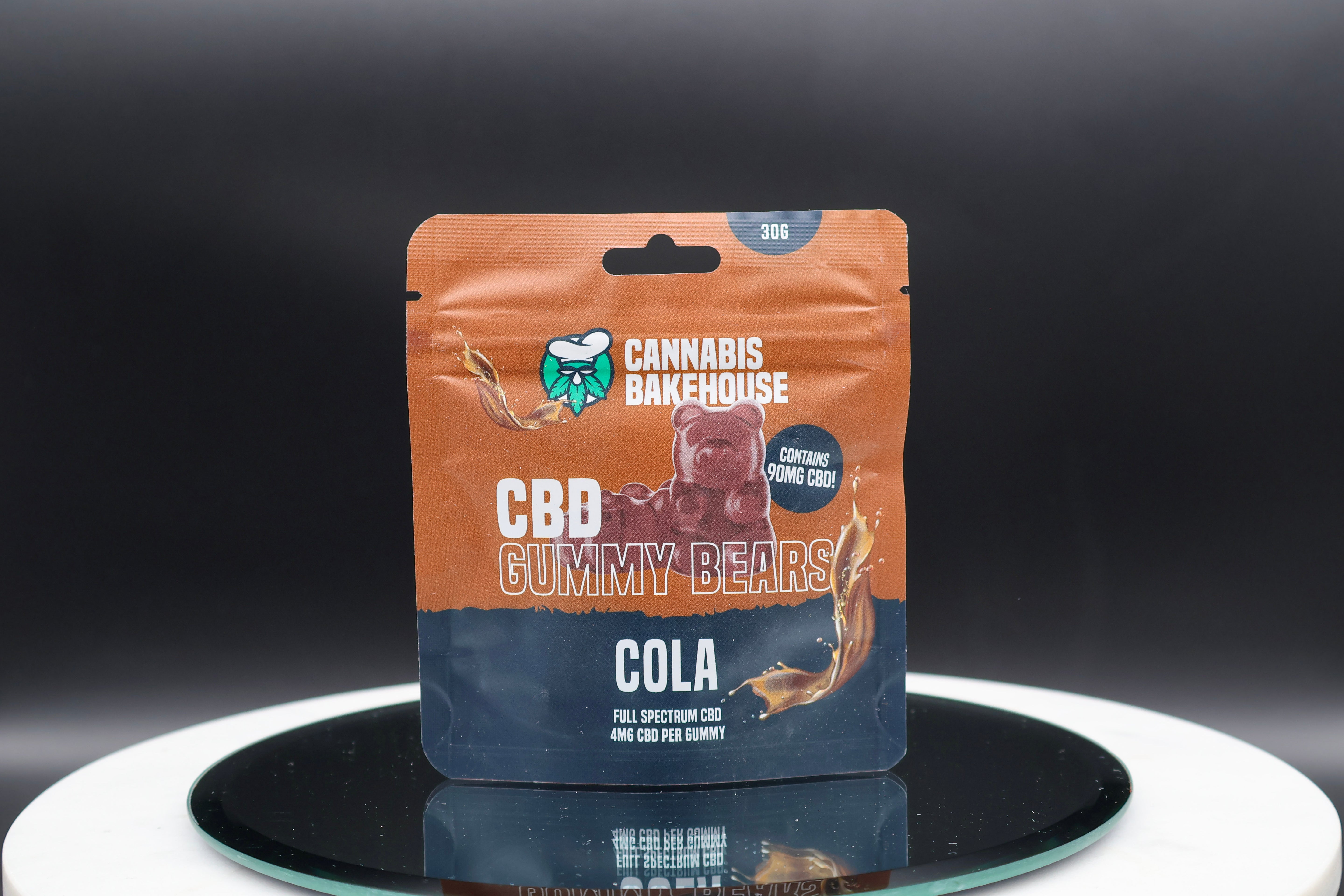 Cannabis Bakehouse CBD frugtgummier - Cola, 90 mg CBD, 30g