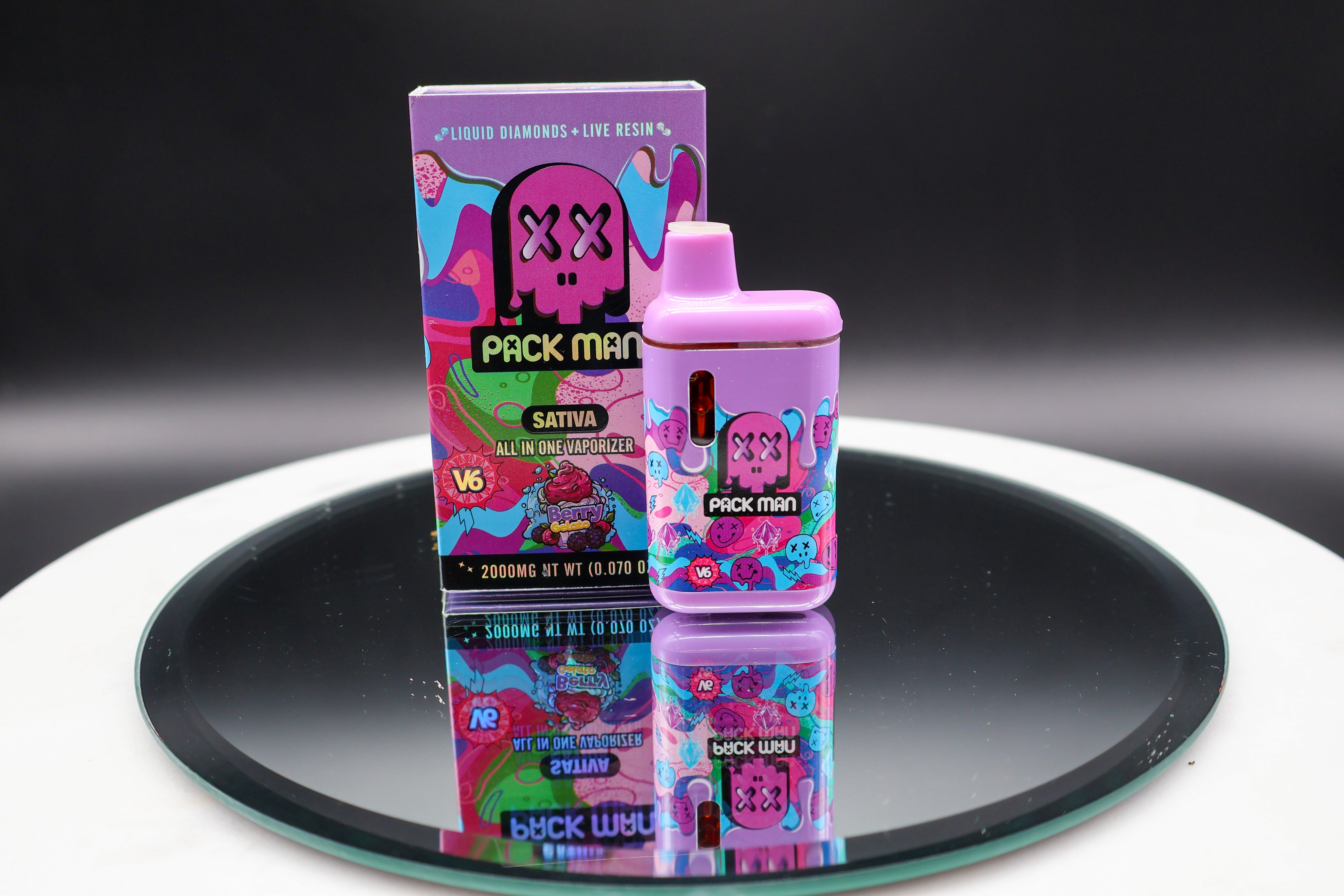 Pack Man V6 THC-JD Berry Gelato