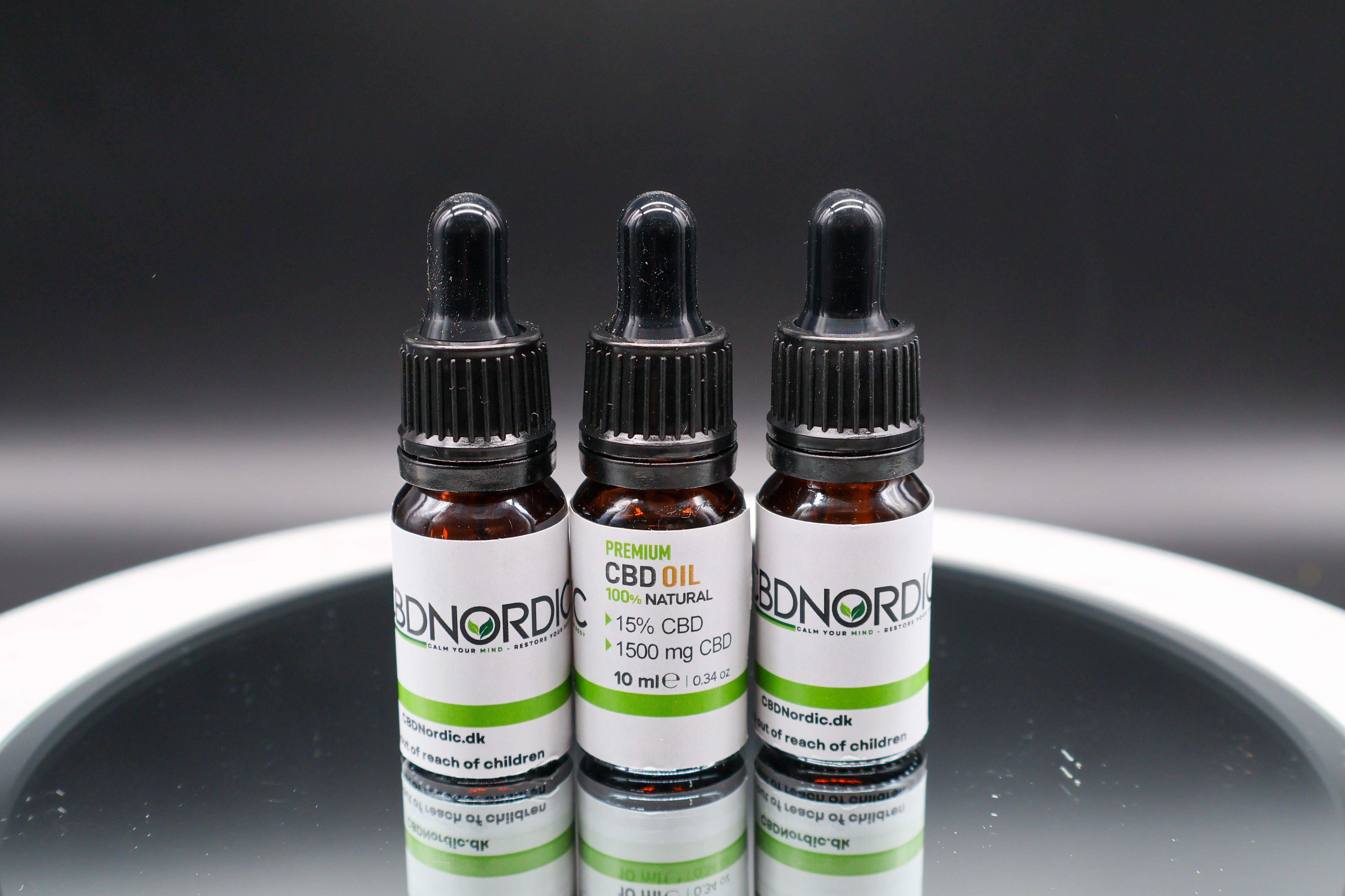 CBD olie 15% - 3 Pak