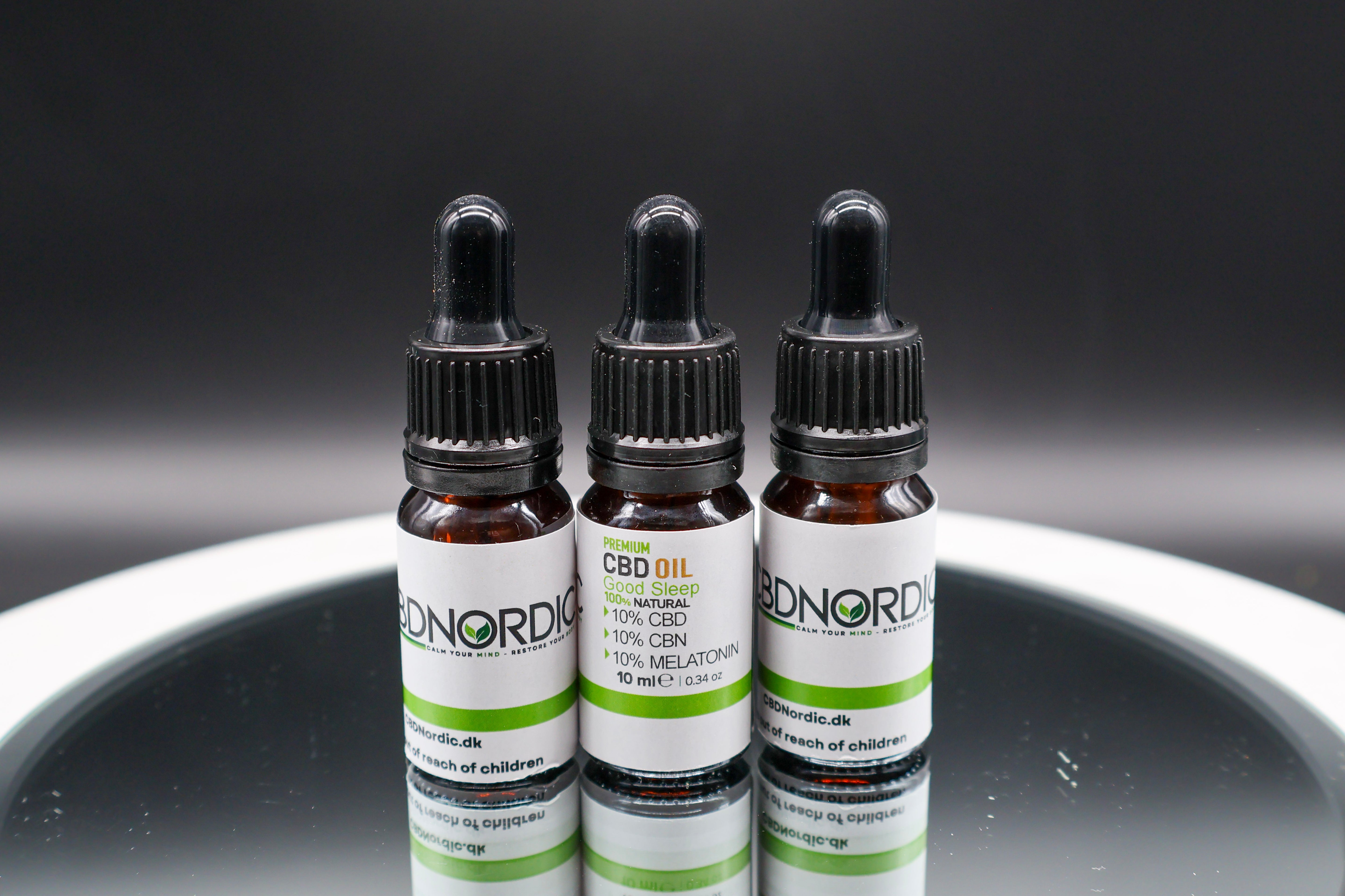 Good sleep Full spectrum olie 10% CBD - 10% CBN - 10% Melatonin 3 - Pak