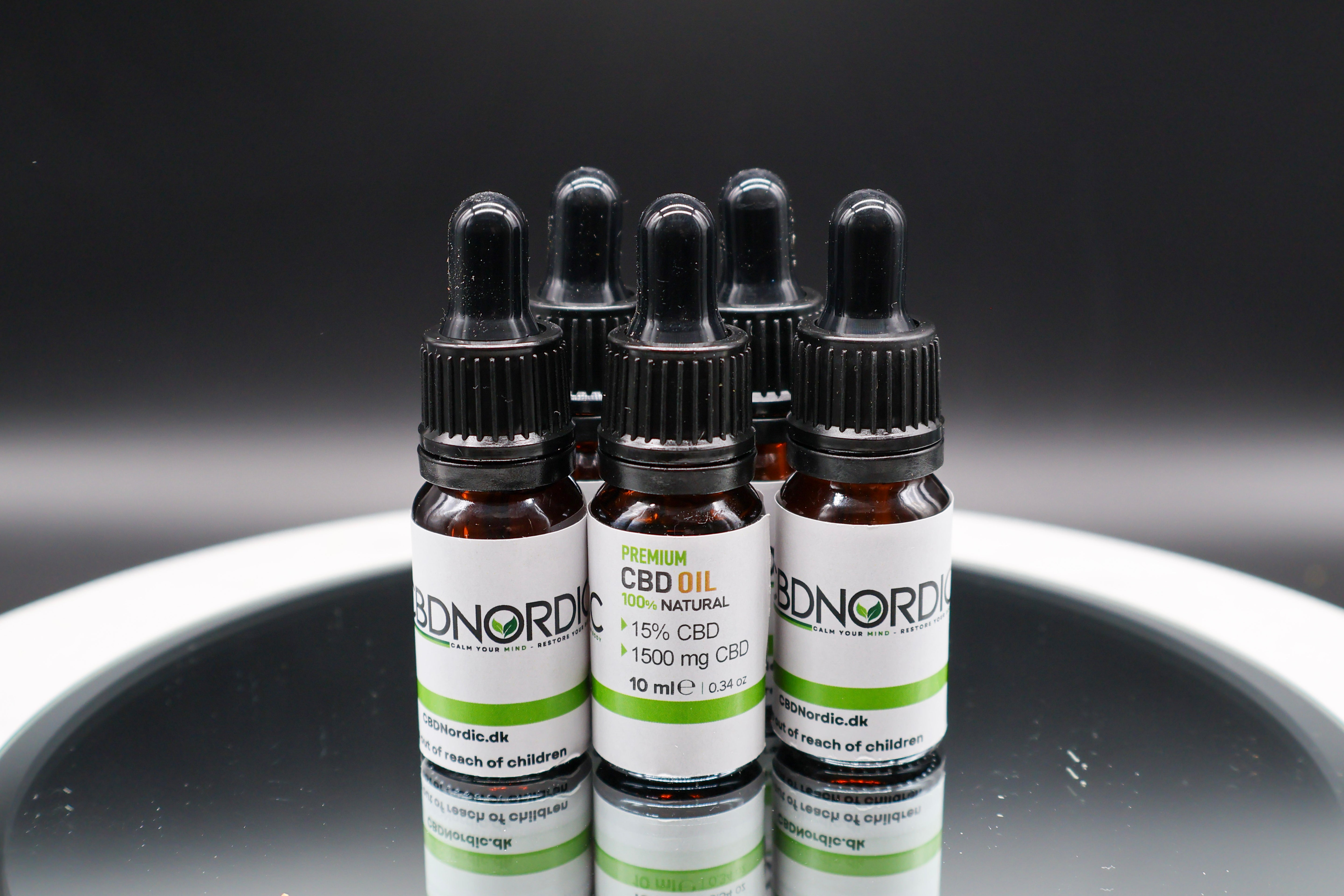 CBD olie 15% - 5 Pak