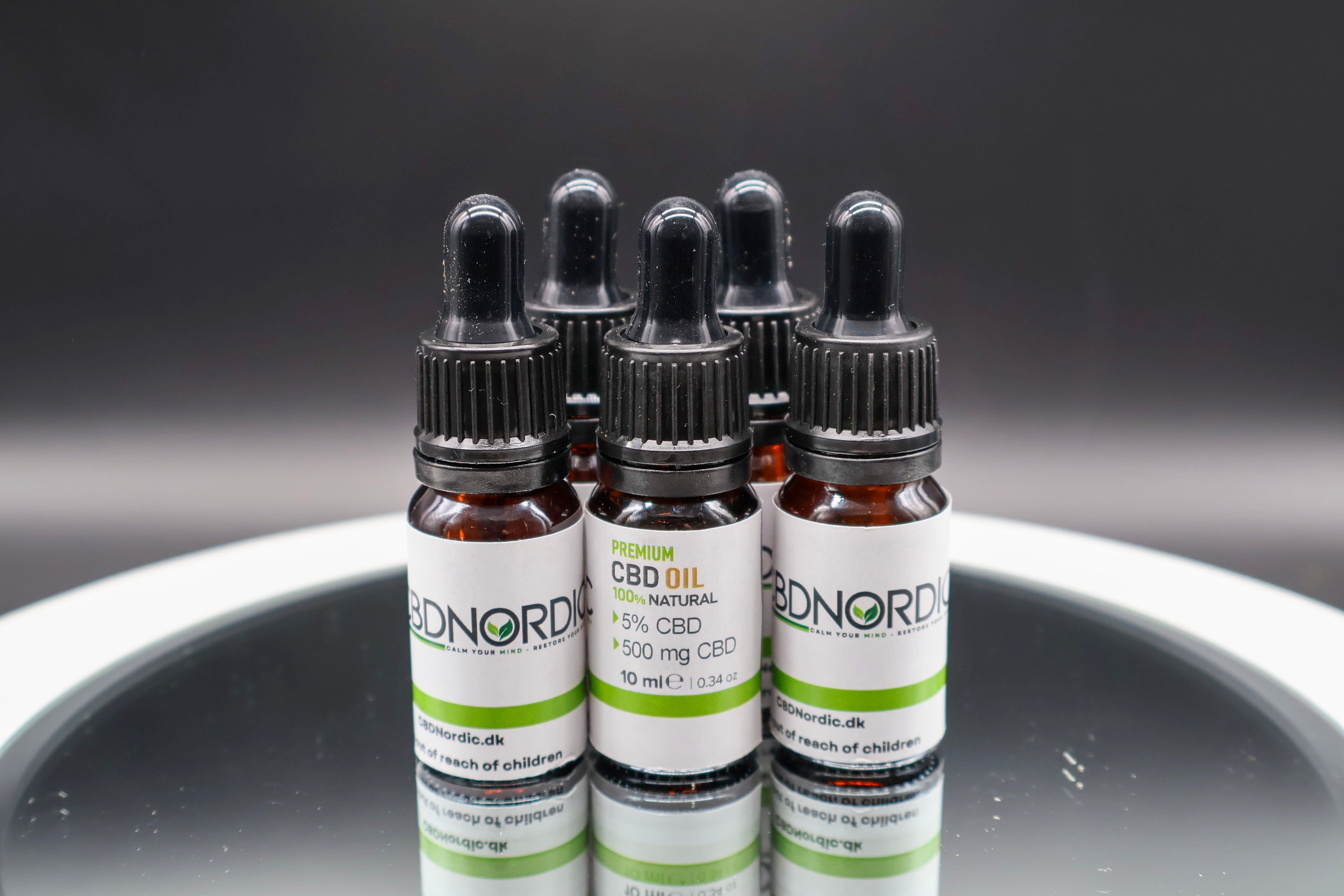 CBD olie 5% - Til dyr - 5 Pak