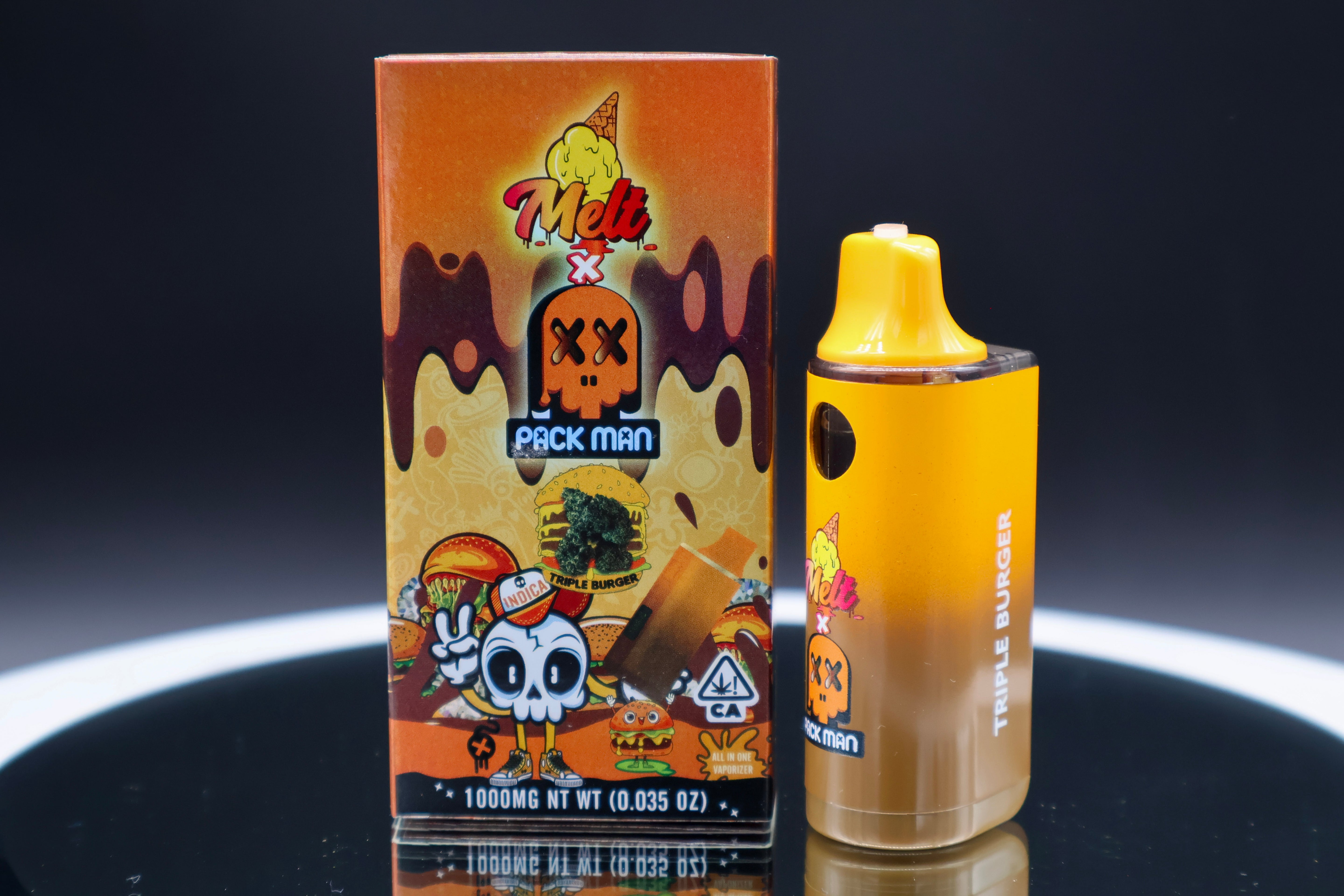 Pack Man THC-JD Indica - Triple Burger