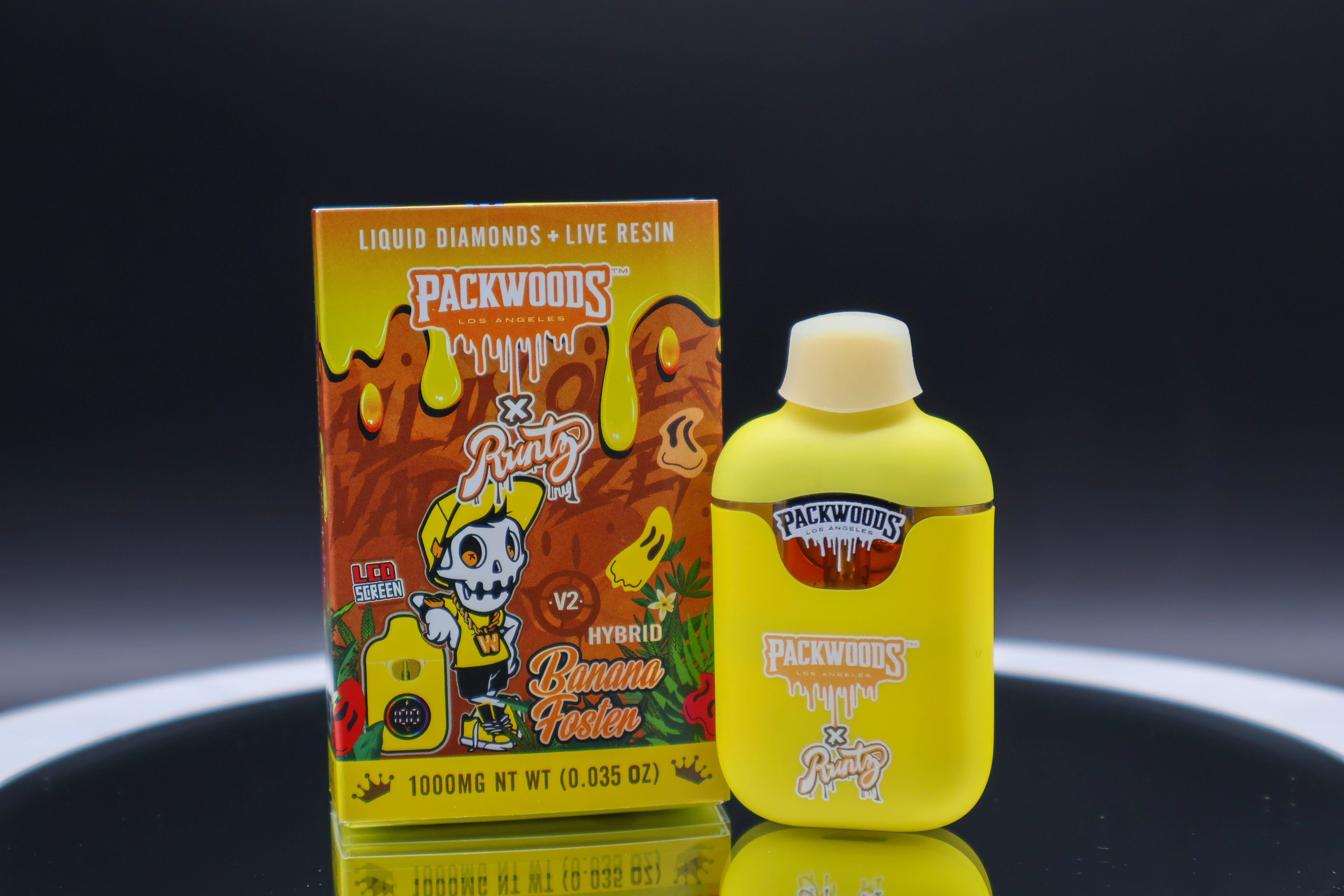 PackWoods THC-JD Hybrid - Banana Foster