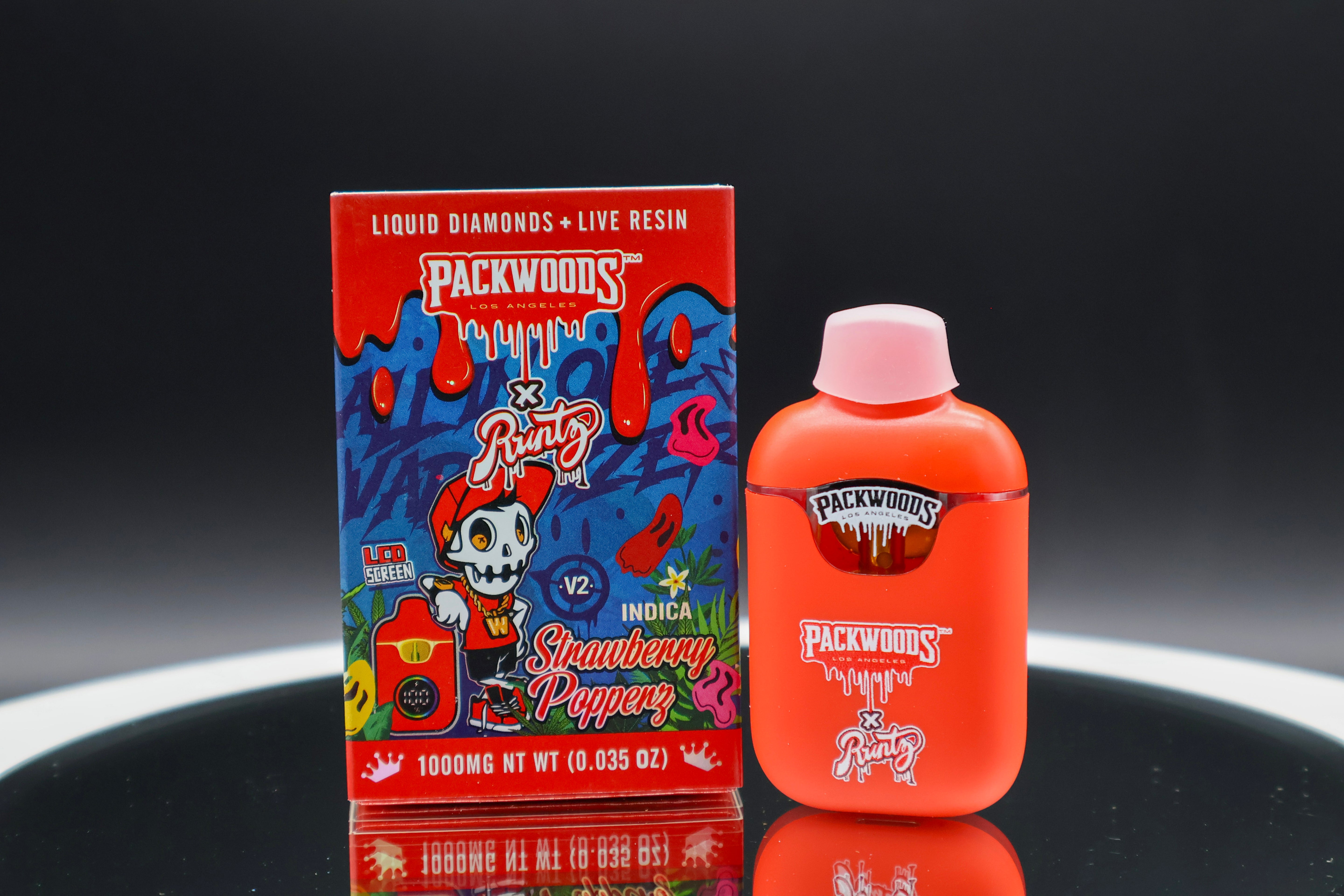 PackWoods THC-JD Indica - Strawberry Poppers