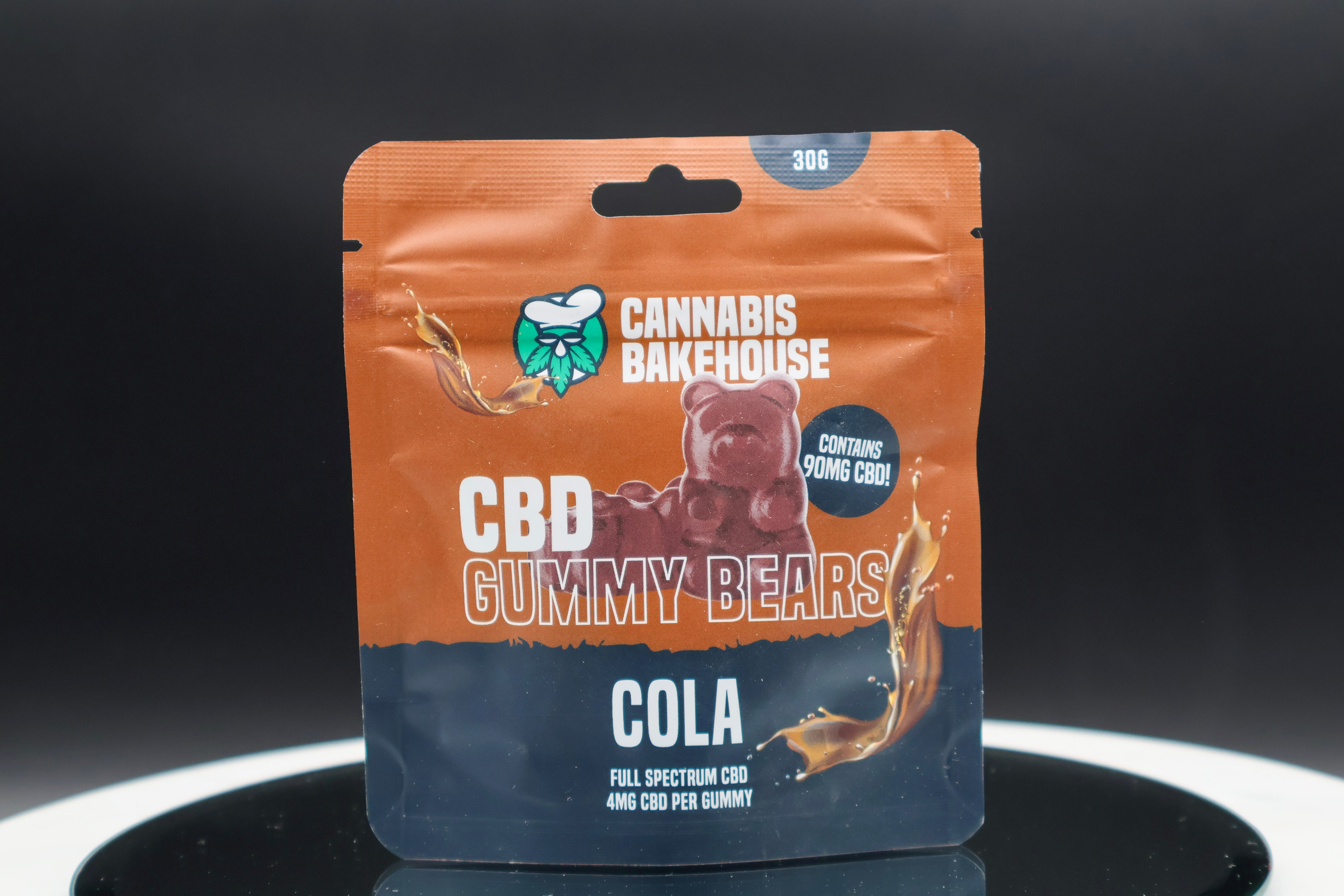 Cannabis Bakehouse CBD frugtgummier - Cola, 90 mg CBD, 30g
