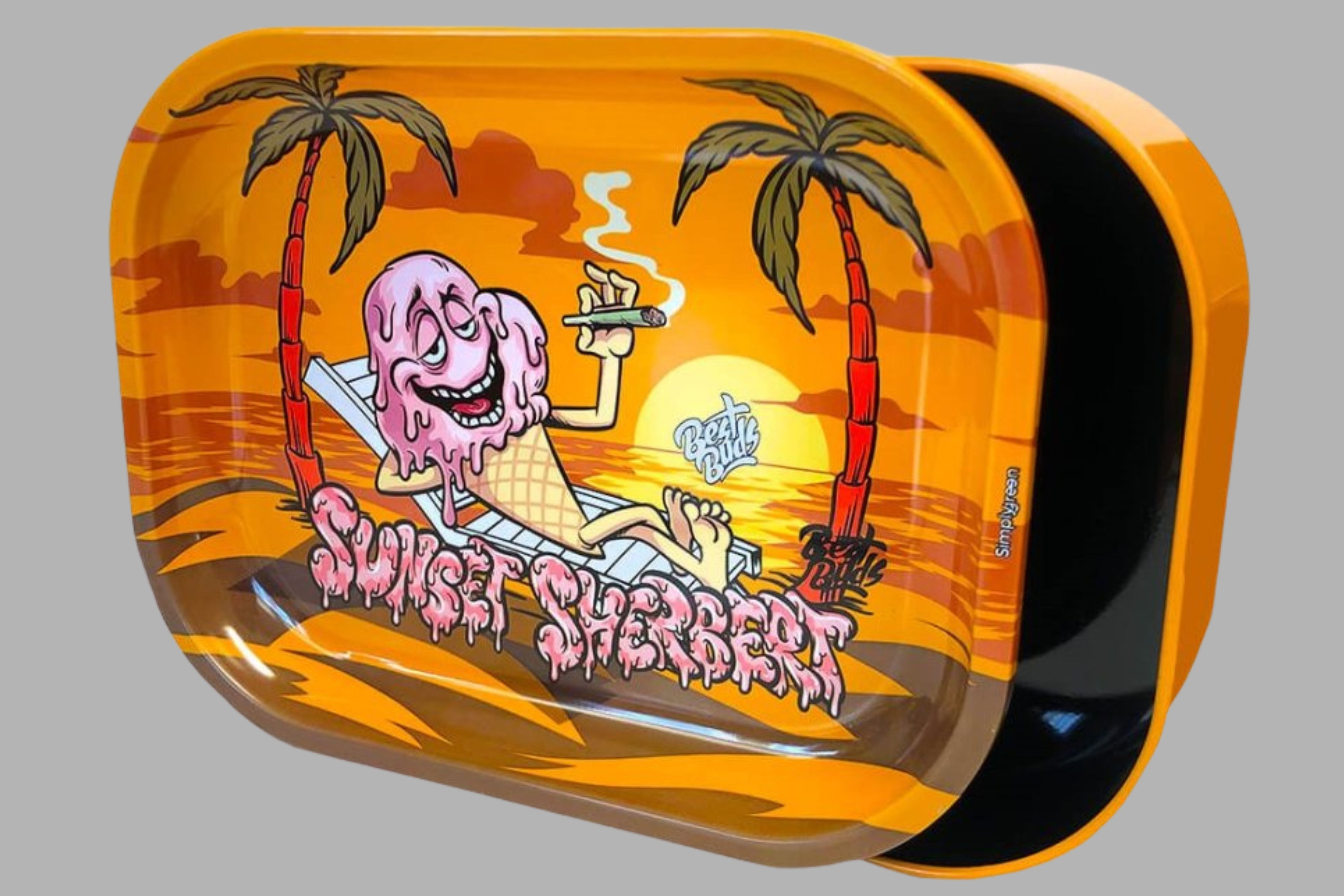 Best Buds Sunset Sherbet Rullebakke med Opbevaring
