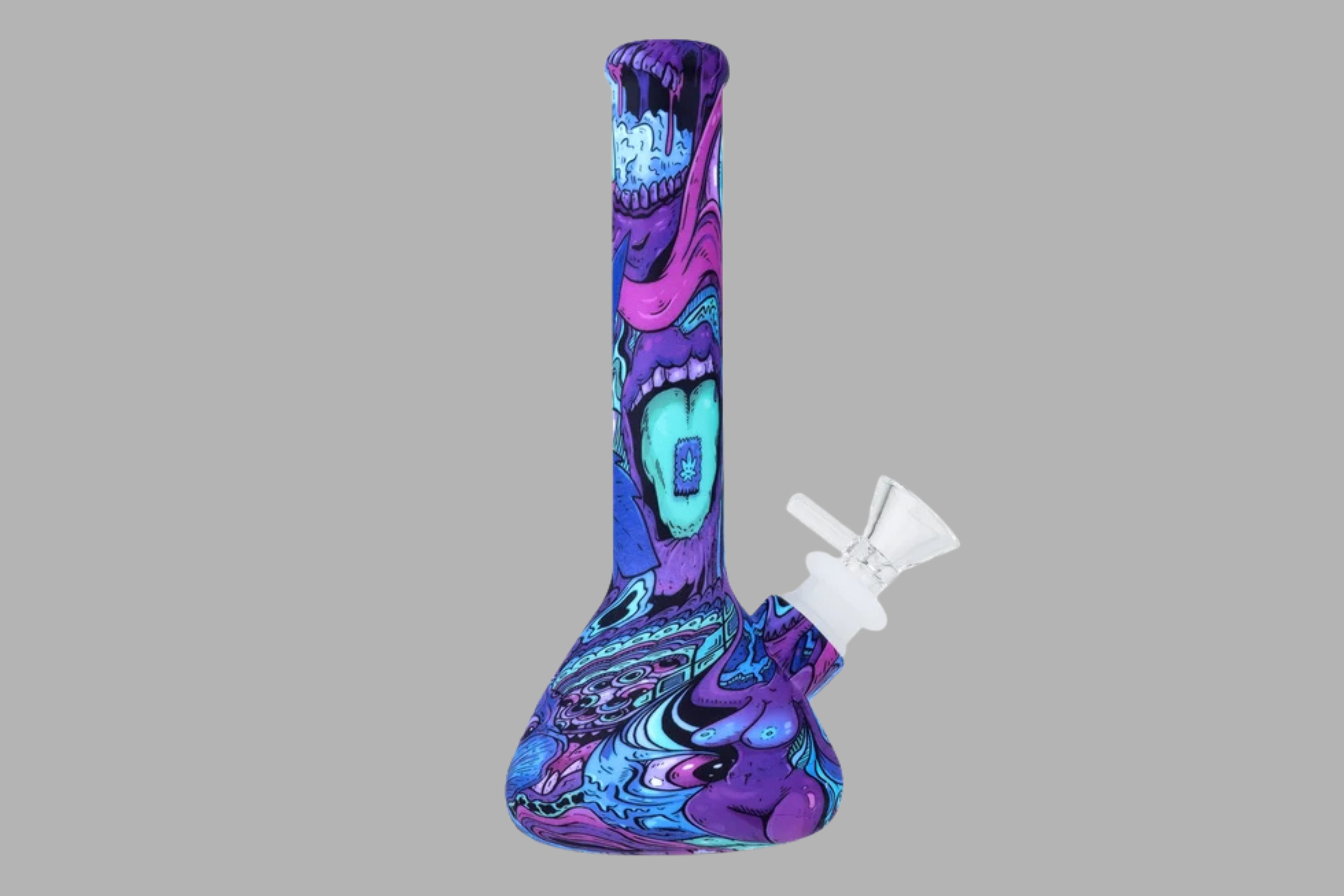 Euphoria Silikone Bong - Psykedelisk